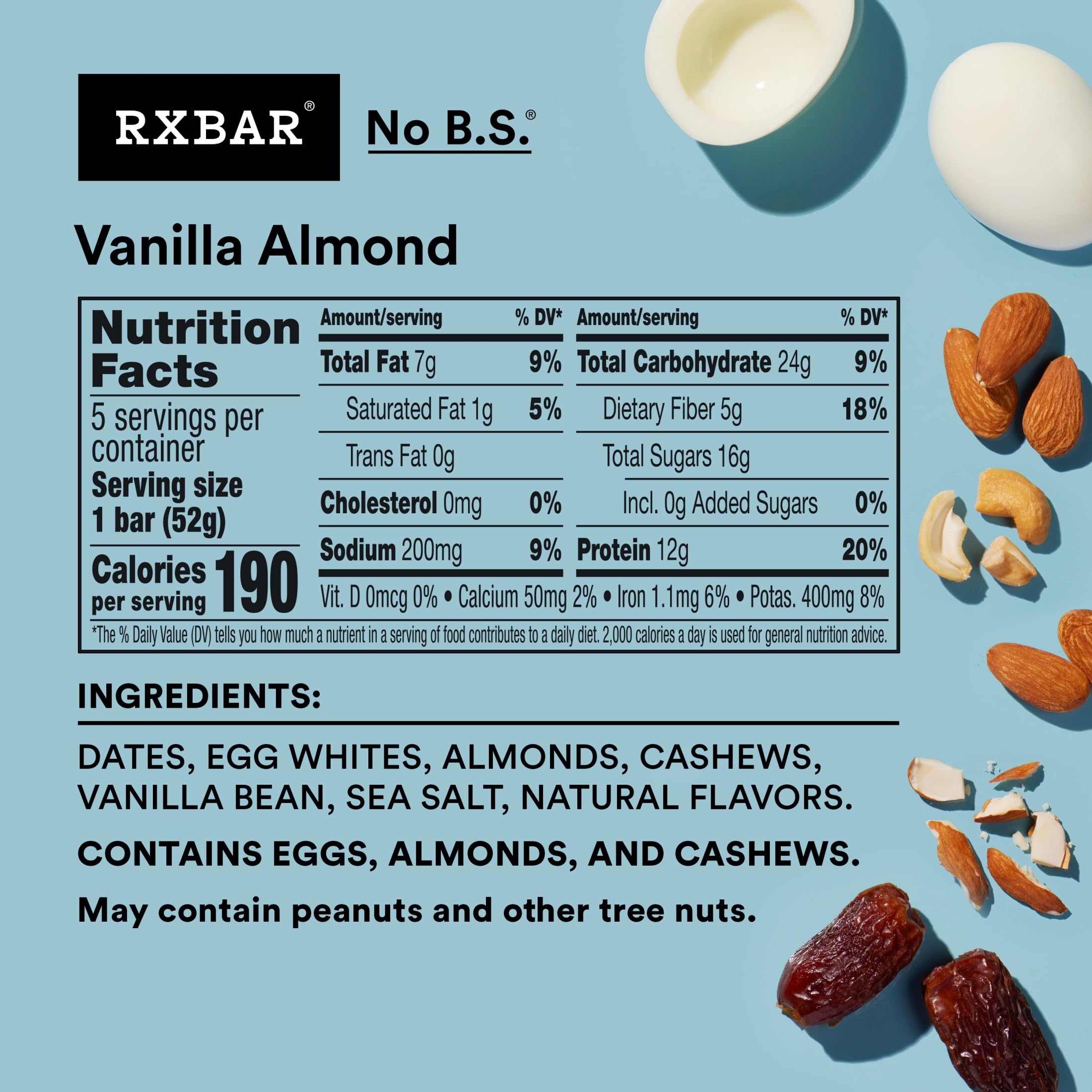 RXBAR barrita abierta mostrando textura densa y miga nutritiva