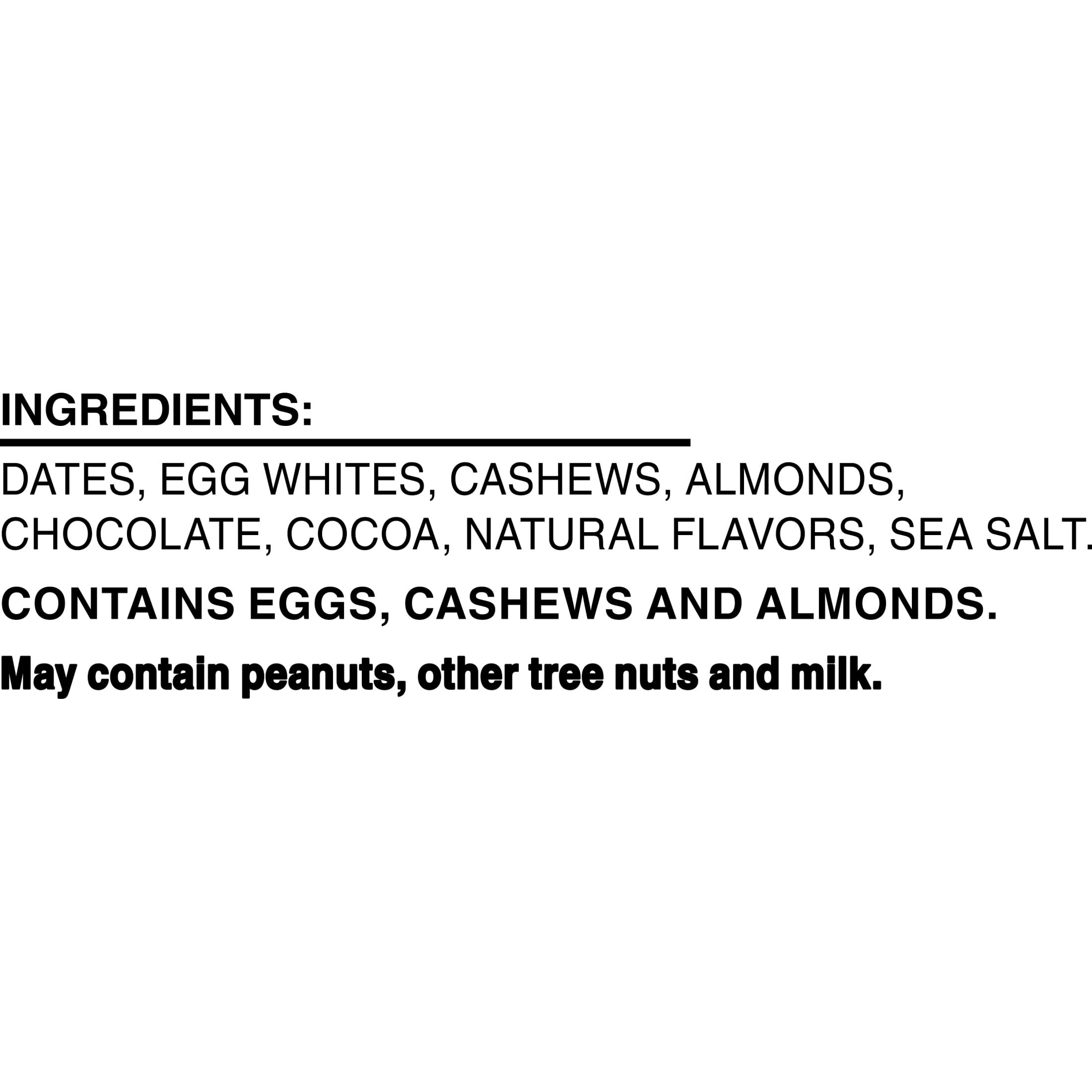 RXBAR corte de barra revela textura y trozos de frutos secos crujientes