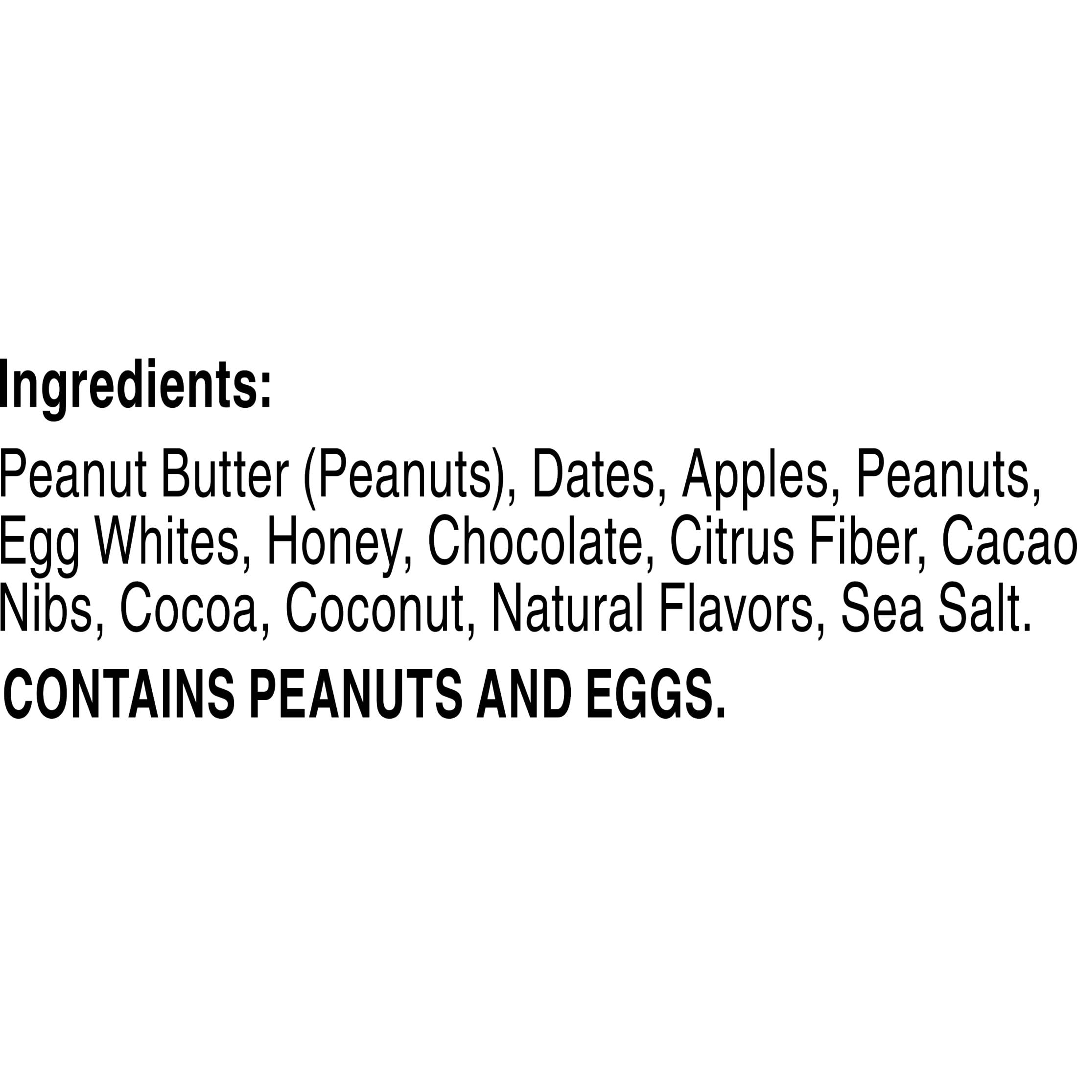 RXBAR primer plano de textura exterior masticable, aporta placer y saciedad
