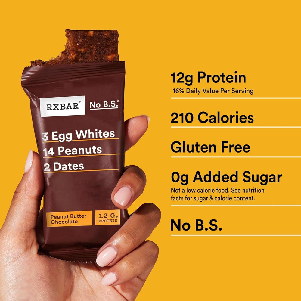 RXBAR etiqueta de ingredientes legible que inspira confianza