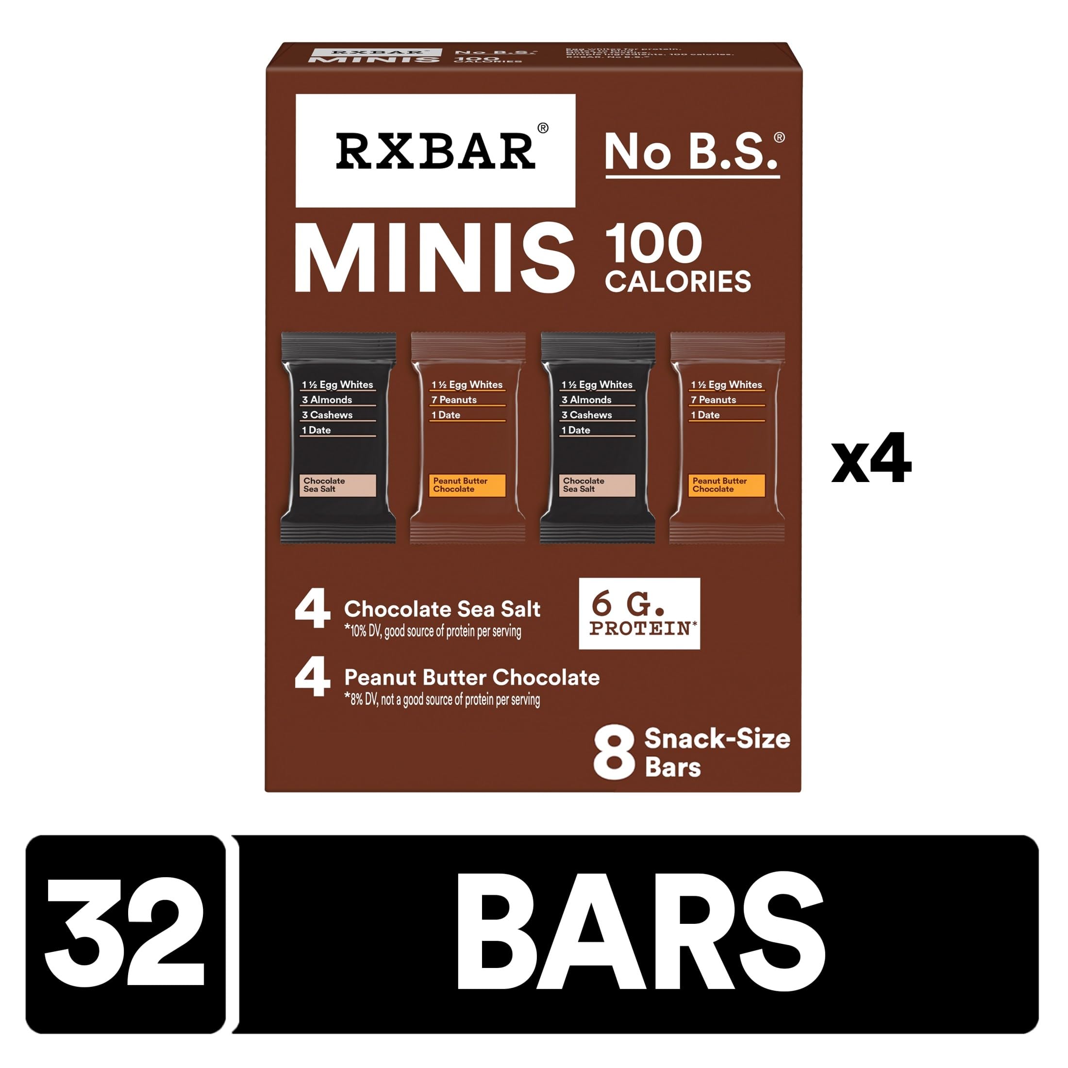 RXBAR Minis empaque individual listo para bolsillo o mochila