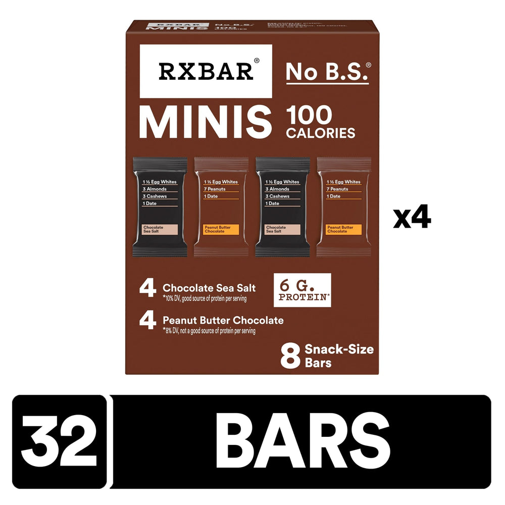 RXBAR Minis empaque individual listo para bolsillo o mochila