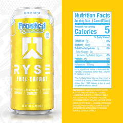 RYSE Fuel etiqueta y lista de ingredientes que inspira confianza