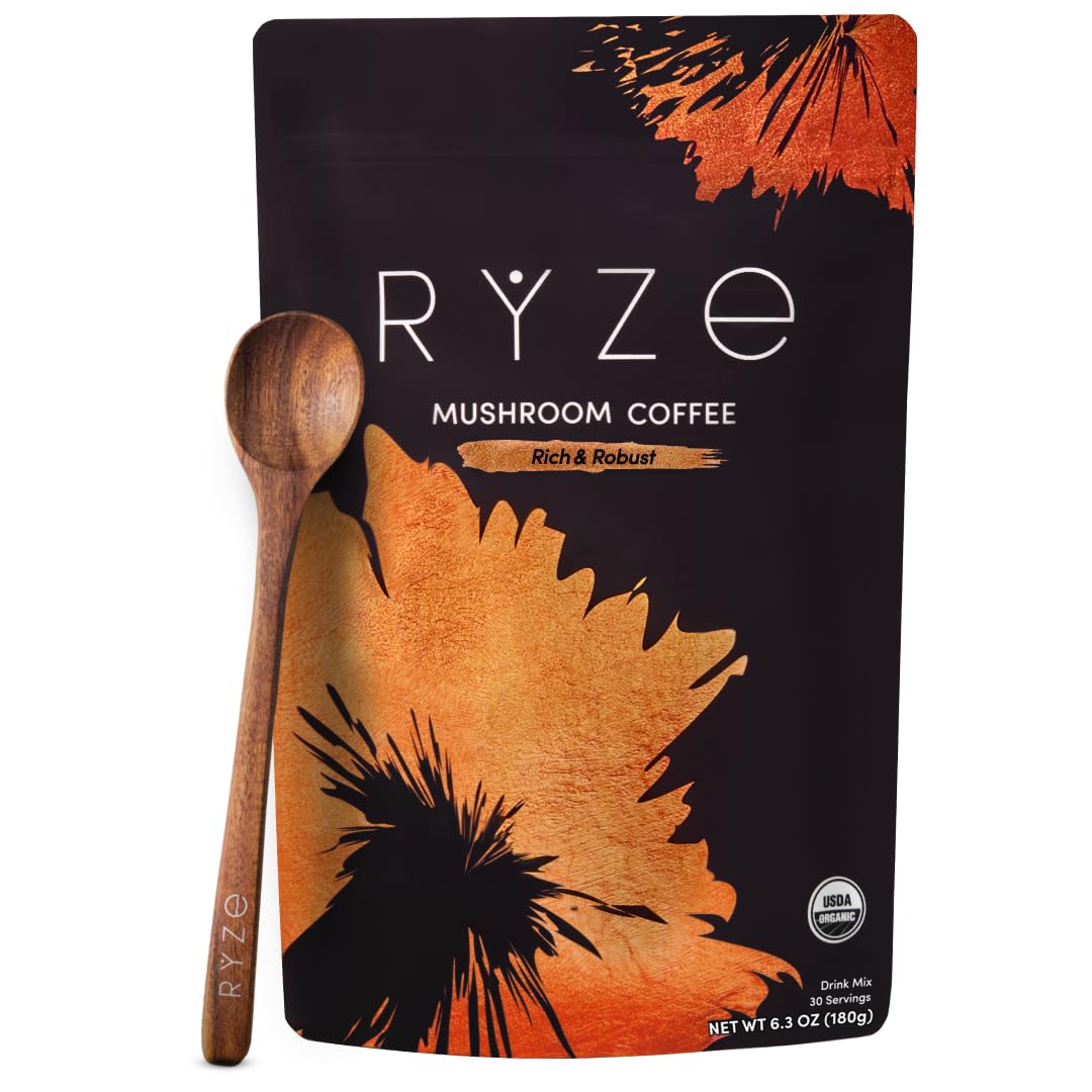 RYZE SUPERFOODS kit frontal mostrando diseño y porciones, ideal para comenzar el día