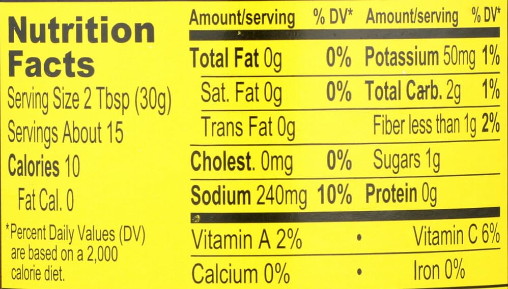 Sadie's etiqueta y lista de ingredientes, confianza en la elección
