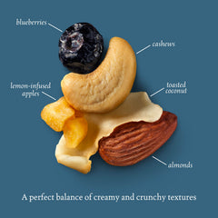 Sahale Snacks arándanos enteros visibles que aportan dulzor natural