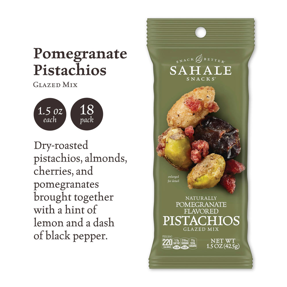 Sahale Snacks primer plano del glaseado para apreciar textura y sabor
