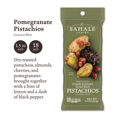 Sahale Snacks primer plano del glaseado para apreciar textura y sabor
