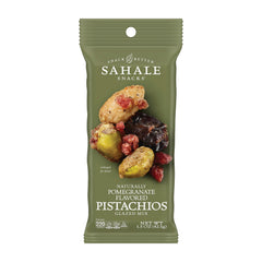 Sahale Snacks frente del empaque mostrando porción individual y conveniencia