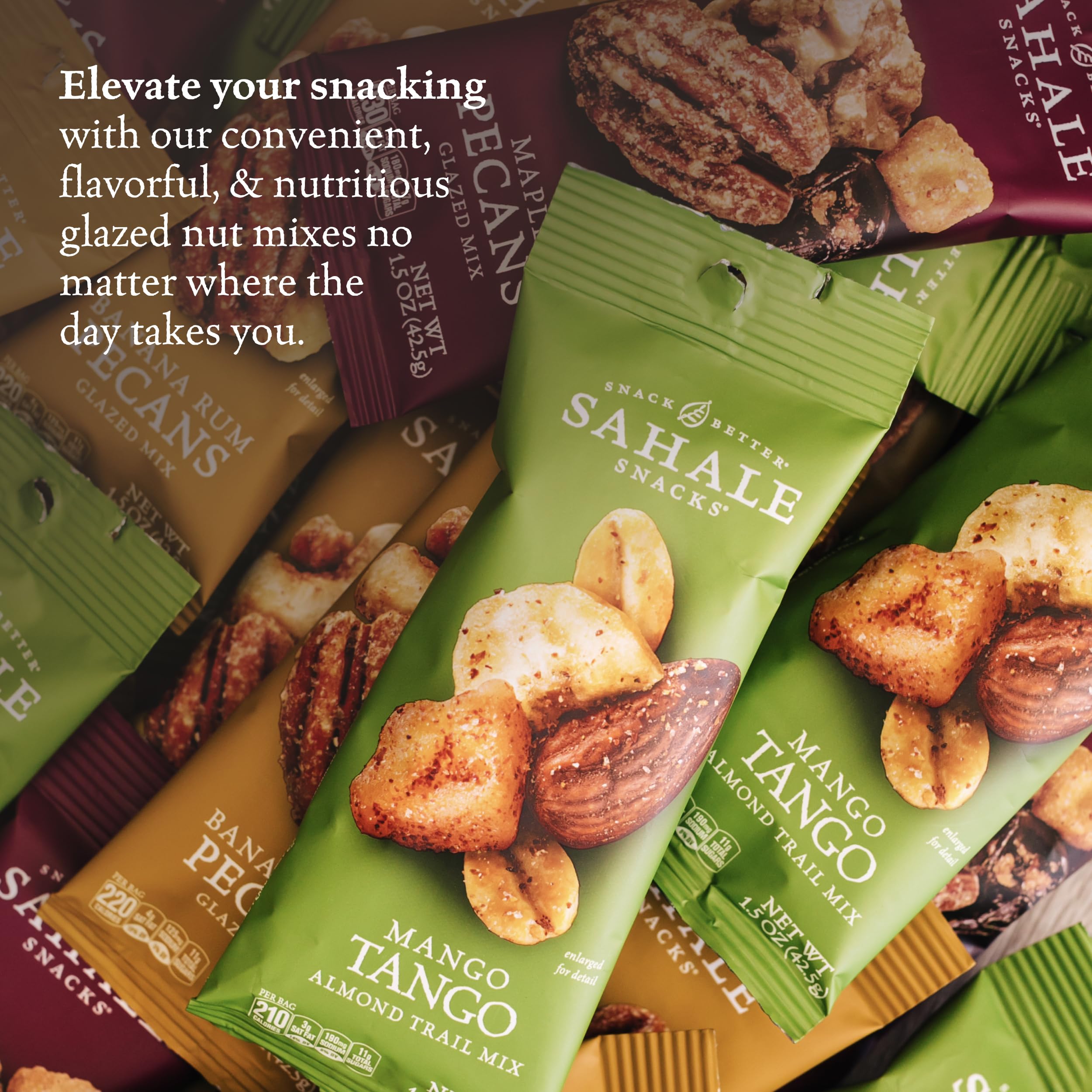 Sahale Snacks close-up chips de plátano y condimento chipotle con textura crujiente