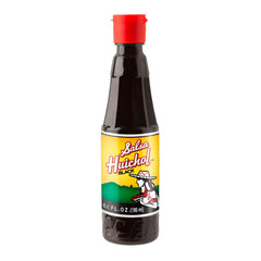 SALSA HUICHOL detalle de etiqueta que garantiza origen y calidad