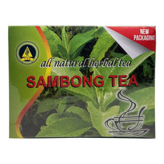 Generic sambong empaque frontal mostrando 20 bolsitas y frescura