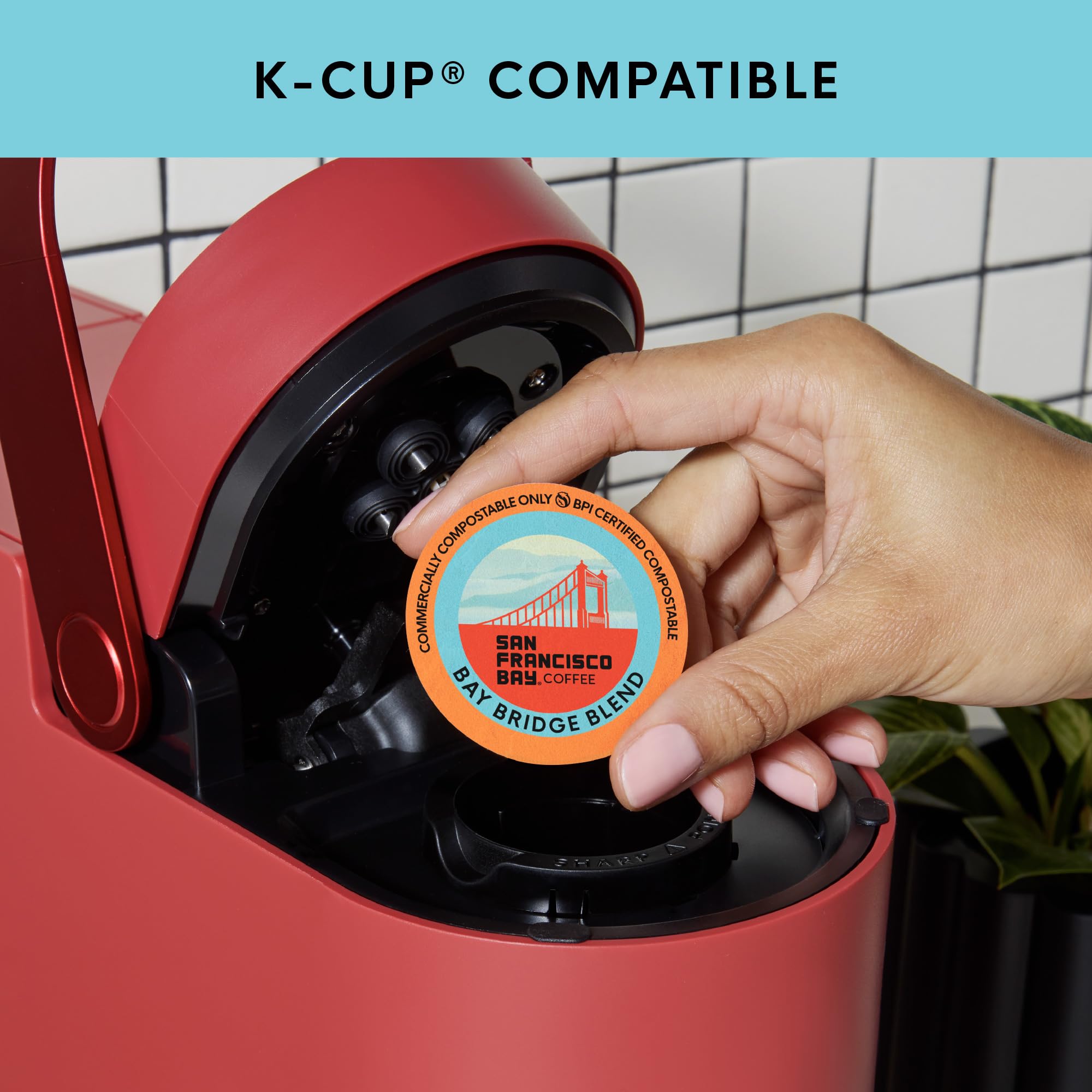 San Francisco Bay bolsa compostable con etiqueta certificada y beneficio ambiental