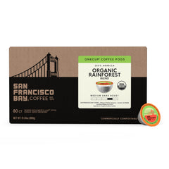 San Francisco Bay detalle del café molido que muestra textura y sabor cremoso