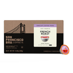 San Francisco Bay textura del café molido mostrando calidad 100% Arábica