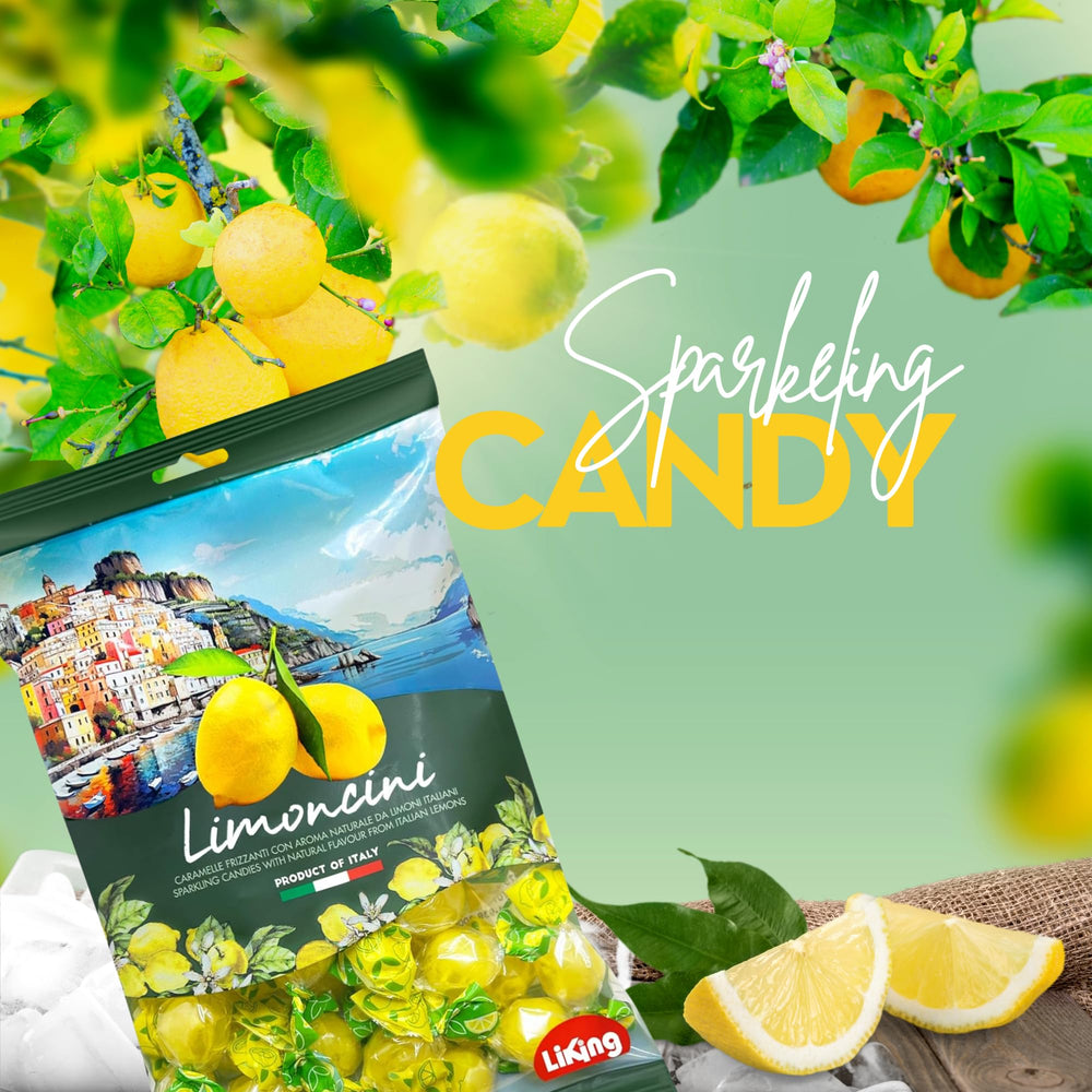 Sanniti Limoncini etiqueta con información de ingredientes y origen