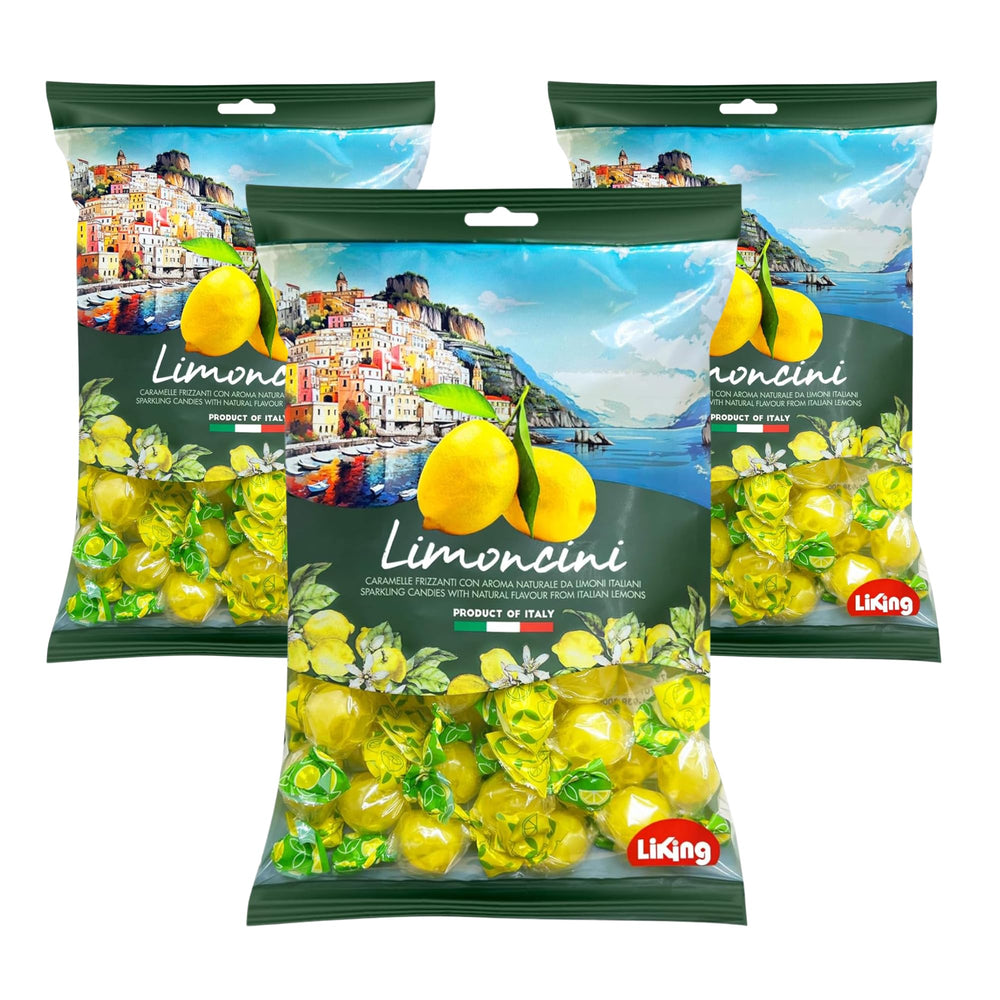 Sanniti Limoncini Frizzanti paquete frontal mostrando diseño y tamaño