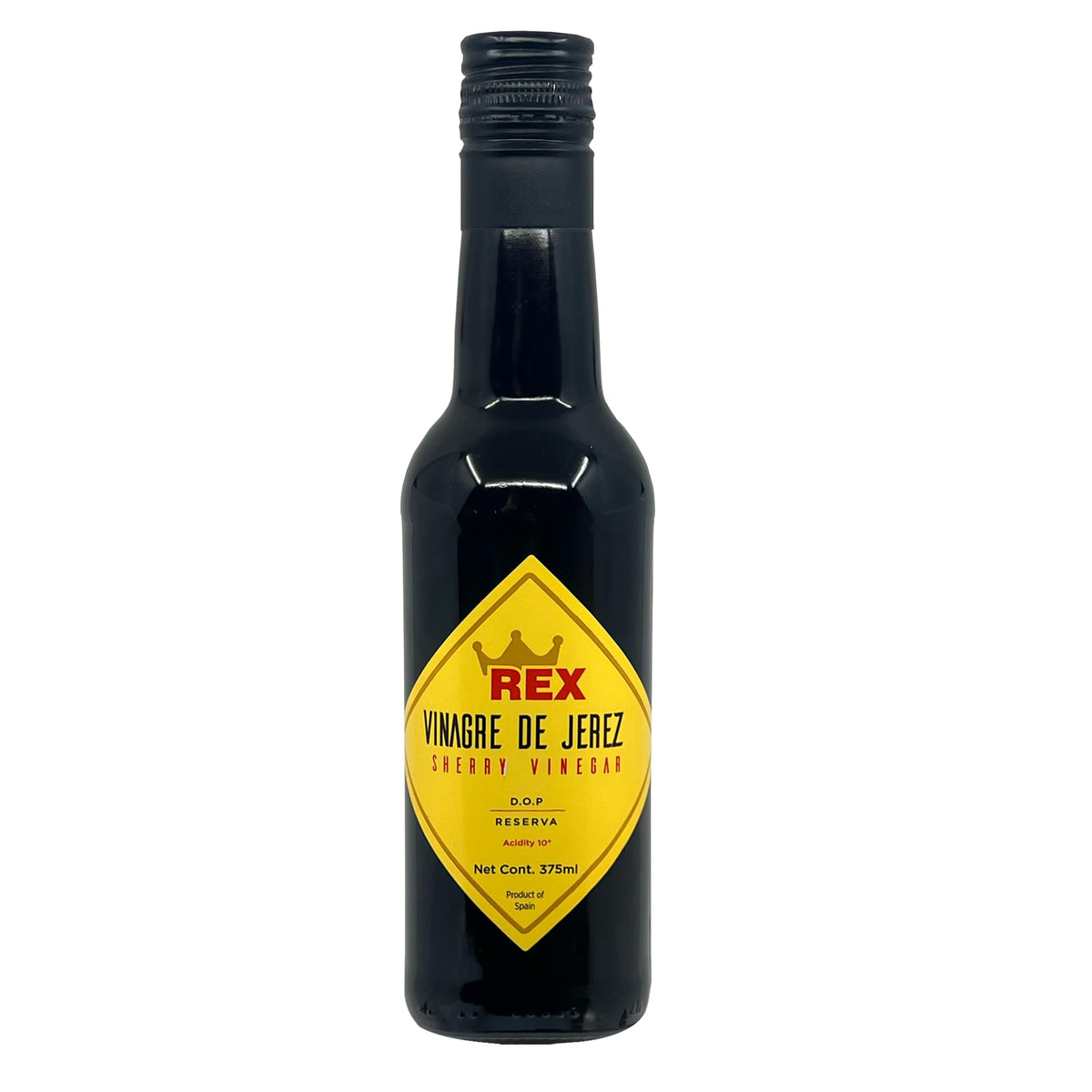 Sanniti REX botella frontal mostrando el envase y el sello D.O.P., elegancia y autenticidad