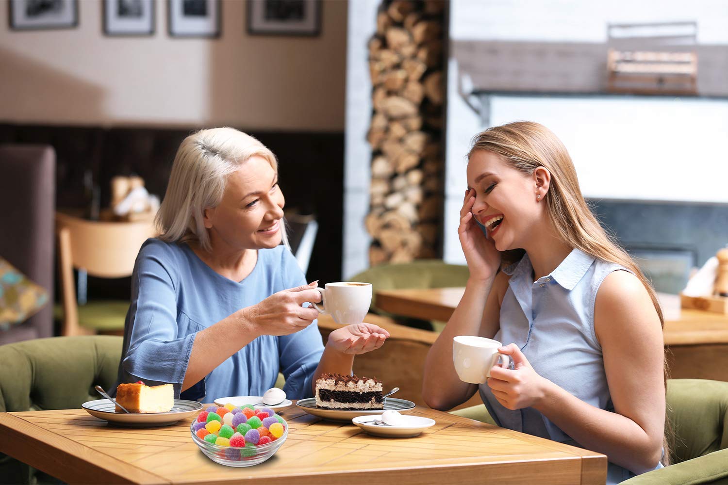 Sarah's Candy Factory cierre resellable abierto para conservar la frescura