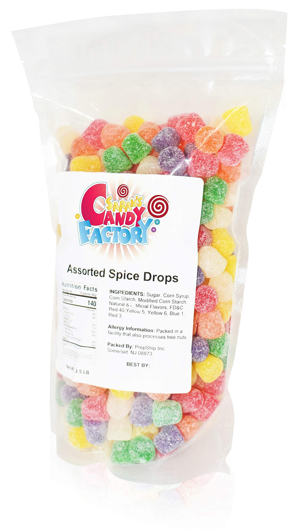 Sarah's Candy Factory bolsa en mesa de fiesta para eventos y celebraciones