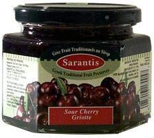 Sarantis frasco frontal mostrando etiqueta y uso fácil en desayuno