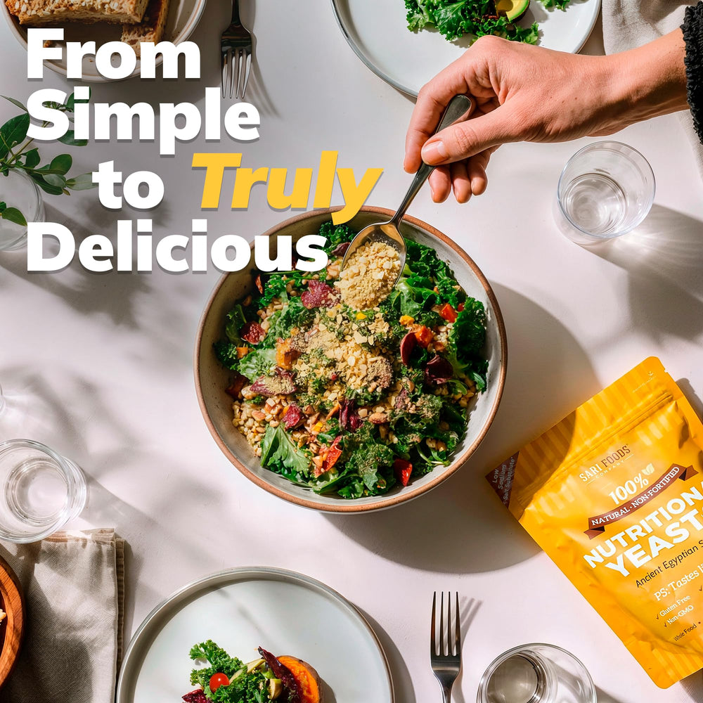Sari Foods mezclada en aderezo cremoso, aporta cuerpo y sabor vegetal
