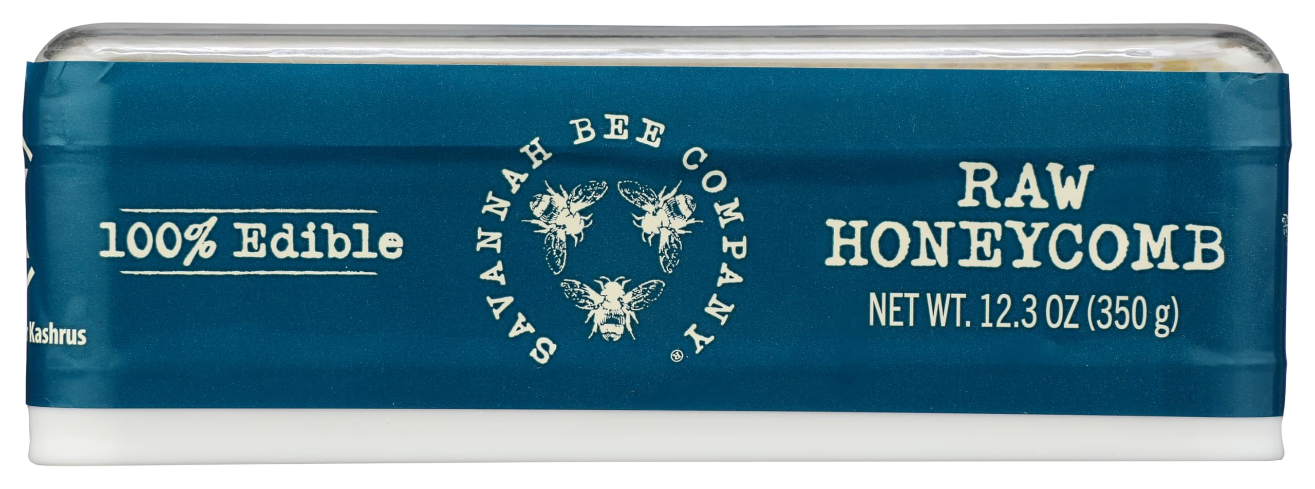 Savannah Bee Company primer plano textura del panal y cera