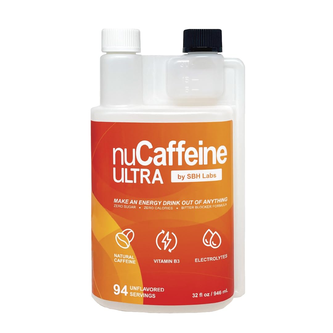 SBH Labs tubo portátil de nuCaffeine Ultra práctico para llevar energía