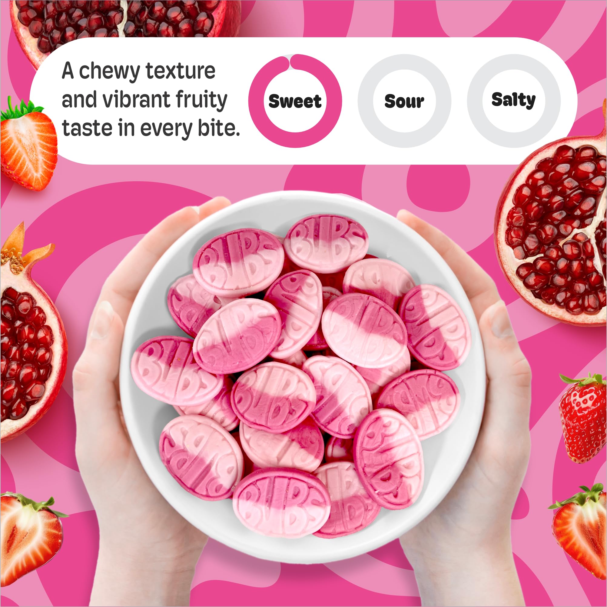 Scandylicious Bubs monton de ovalos coloreados listos para servir