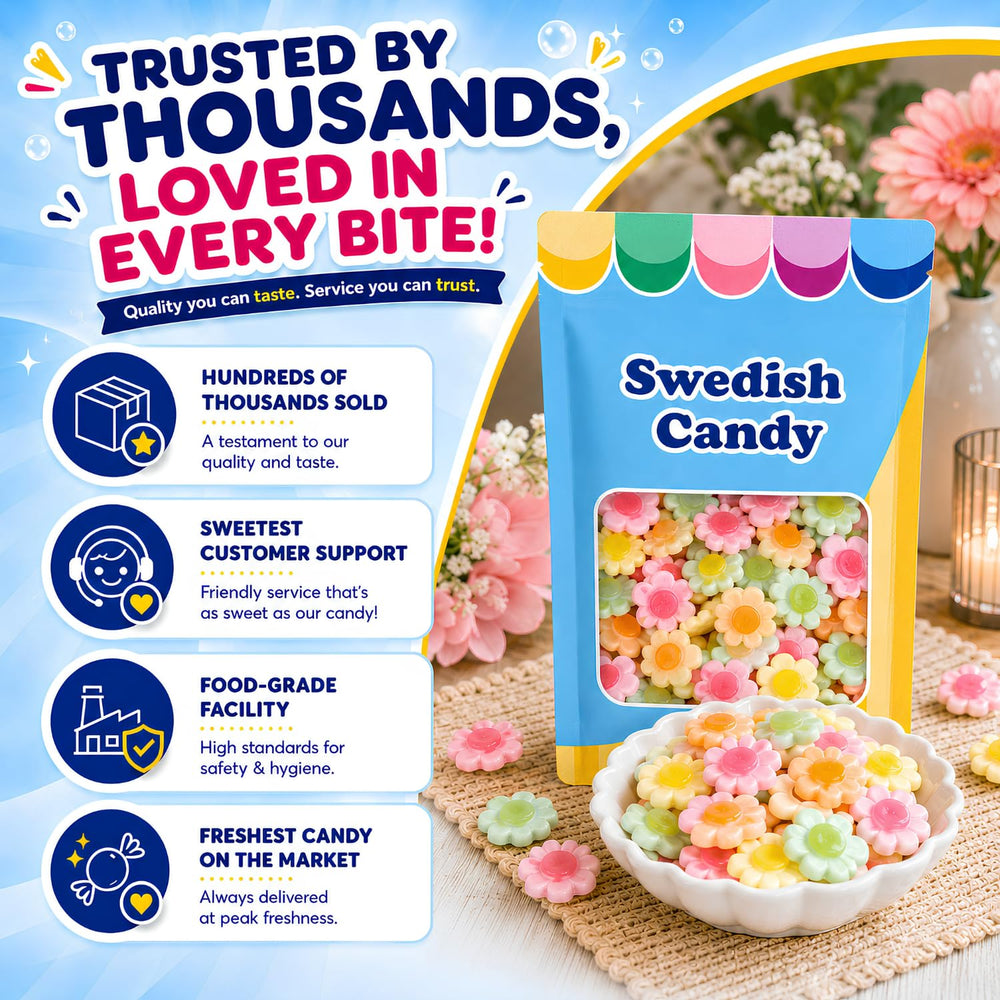 Scandylicious primer plano de textura gomosa que resalta suavidad