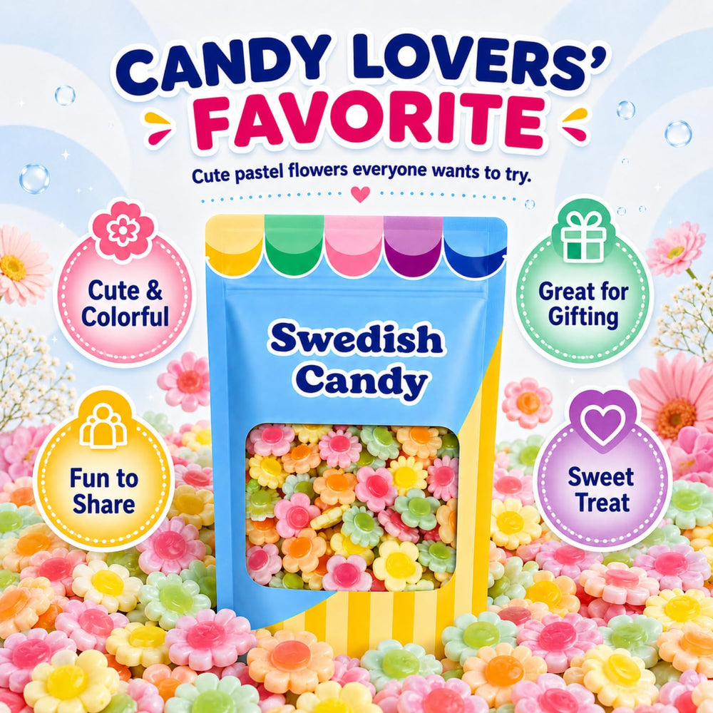 Scandylicious manos sirviendo gomitas para demostrar facilidad de uso