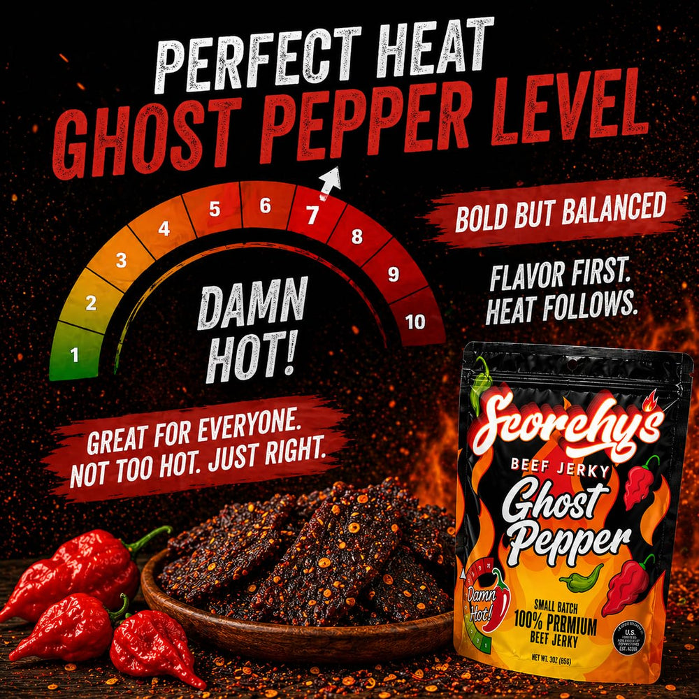 Scorchy's Jerky bolsa dentro de mochila, perfecto para camping