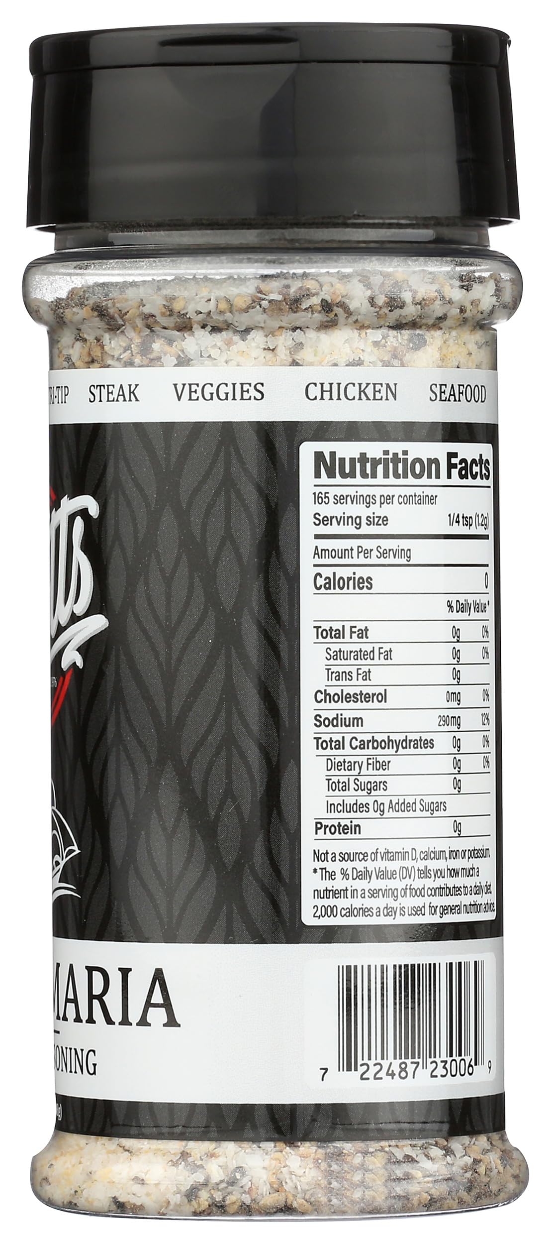 SCOTTS FOOD PRODUCTS mezcla de hierbas y especias desplegada, ingrediente visible