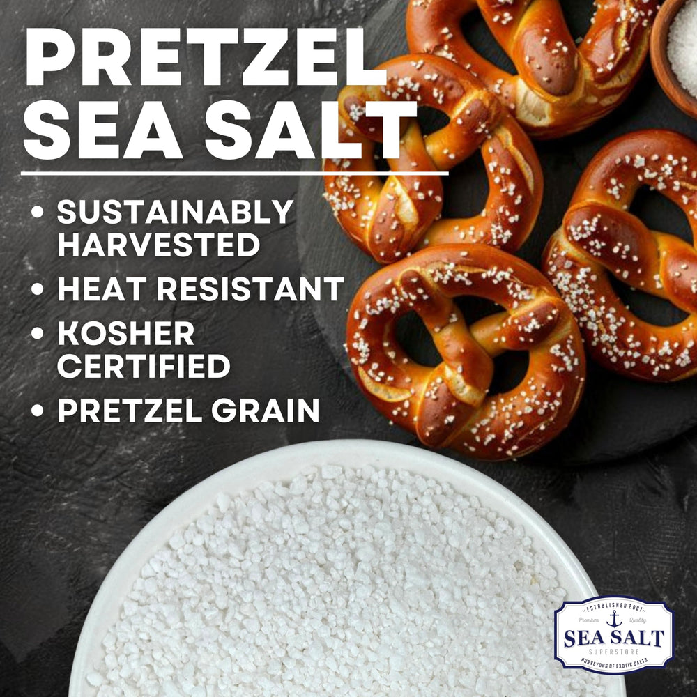 Sea Salt Superstore primer plano de cristales gruesos que mantienen textura