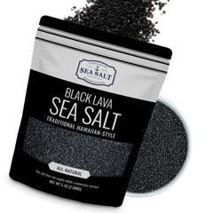 Sea Salt Superstore saco 5 lb mostrando el producto y su volumen