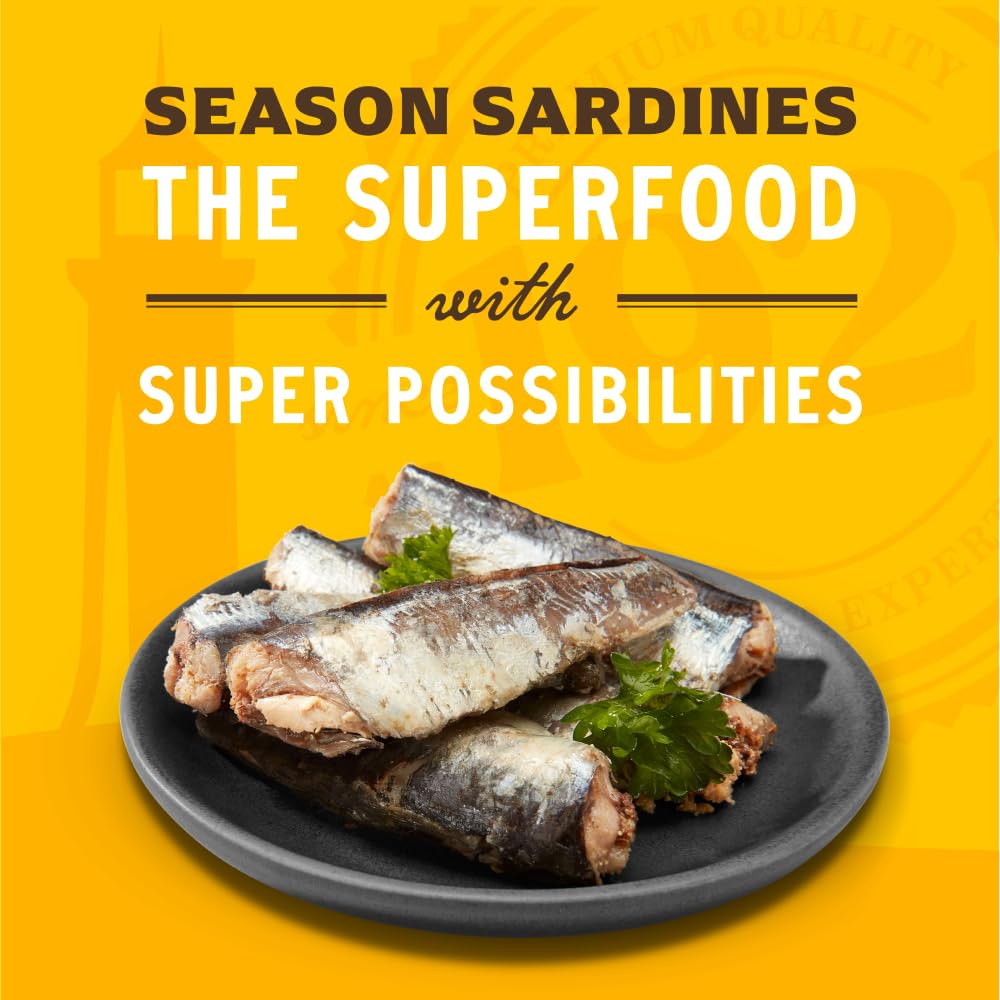 SEASON porción de sardina sobre tostada resaltando uso rápido y saludable