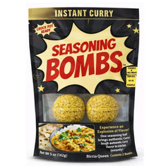 Seasoning Bombs empaque frontal Birria Queen muestra contenido y practicidad