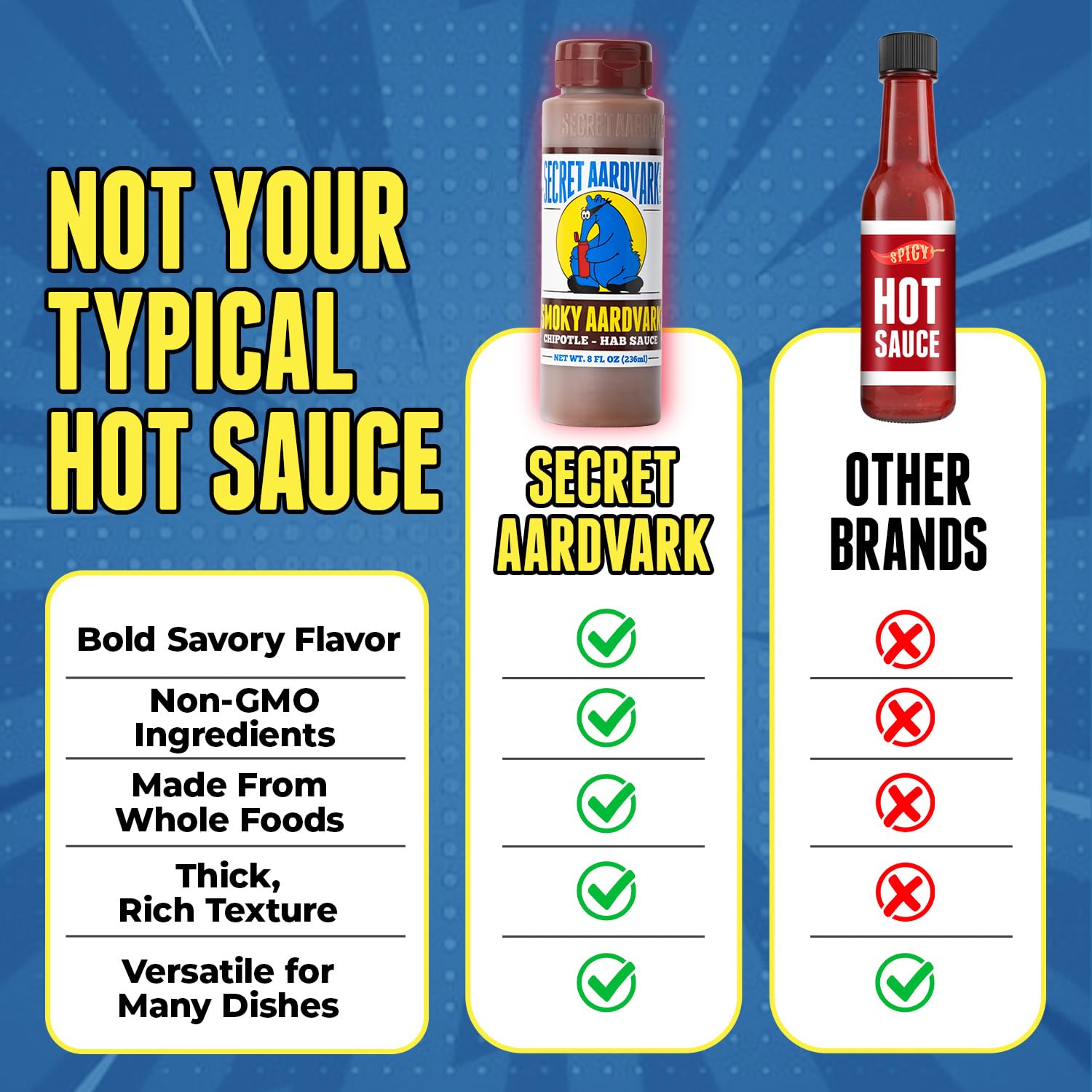 Secret Aardvark salsa en taco aportando sabor ahumado y equilibrio