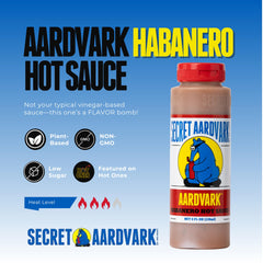 Secret Aardvark sobre alitas, salsa usada como glaseado con resultado apetitoso
