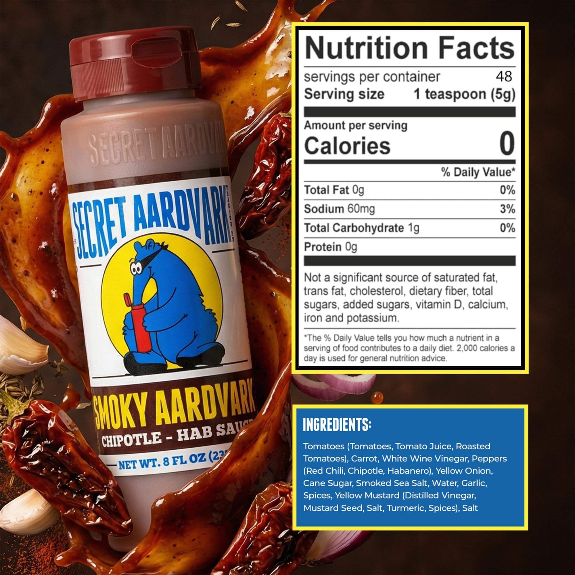 Secret Aardvark en caja para regalo, opción atractiva para amantes del picante