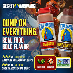 Secret Aardvark textura Habanero en primer plano, muestra cuerpo y color vibrante