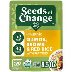 SEEDS OF CHANGE bol servido con verduras, ideal para comidas rápidas y balanceadas