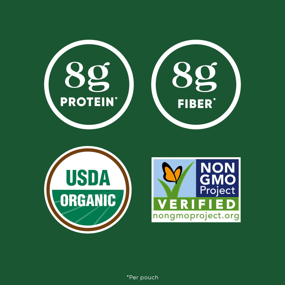 SEEDS OF CHANGE textura cercana de quinoa y arroz integral, aspecto apetitoso