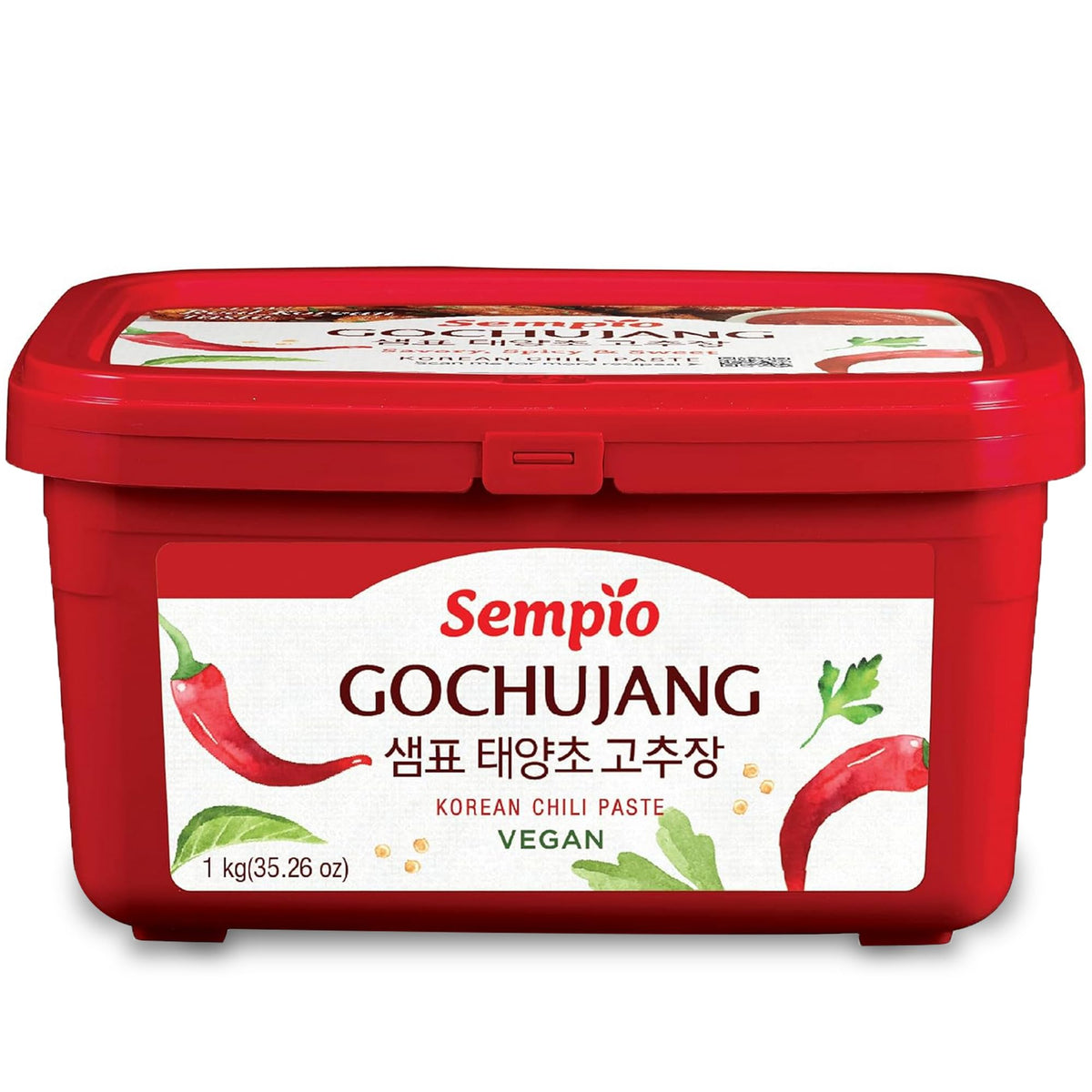 Sempio envase frontal 1 kg mostrando marca y diseño, práctico para cocinar