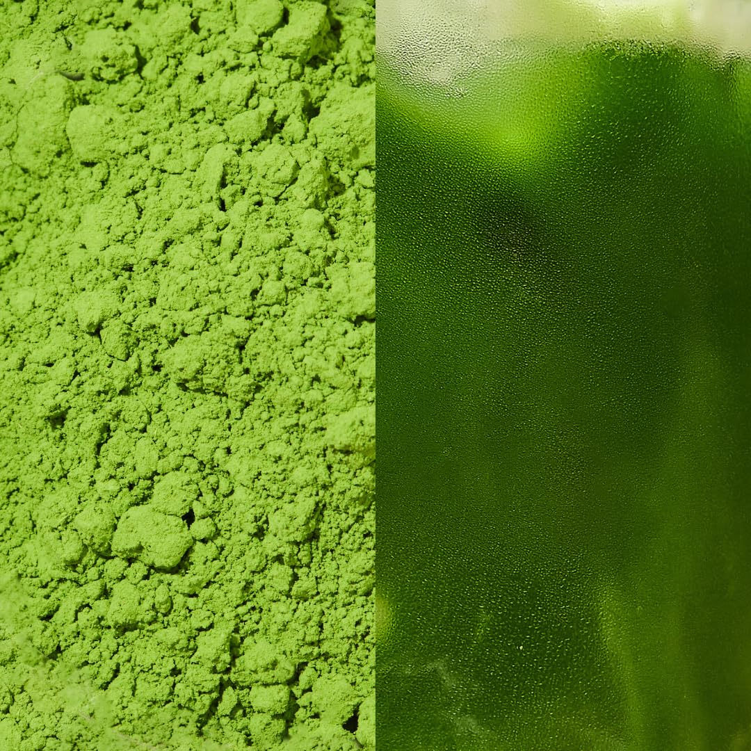Sencha Naturals bol con cucharita que indica porciones precisas