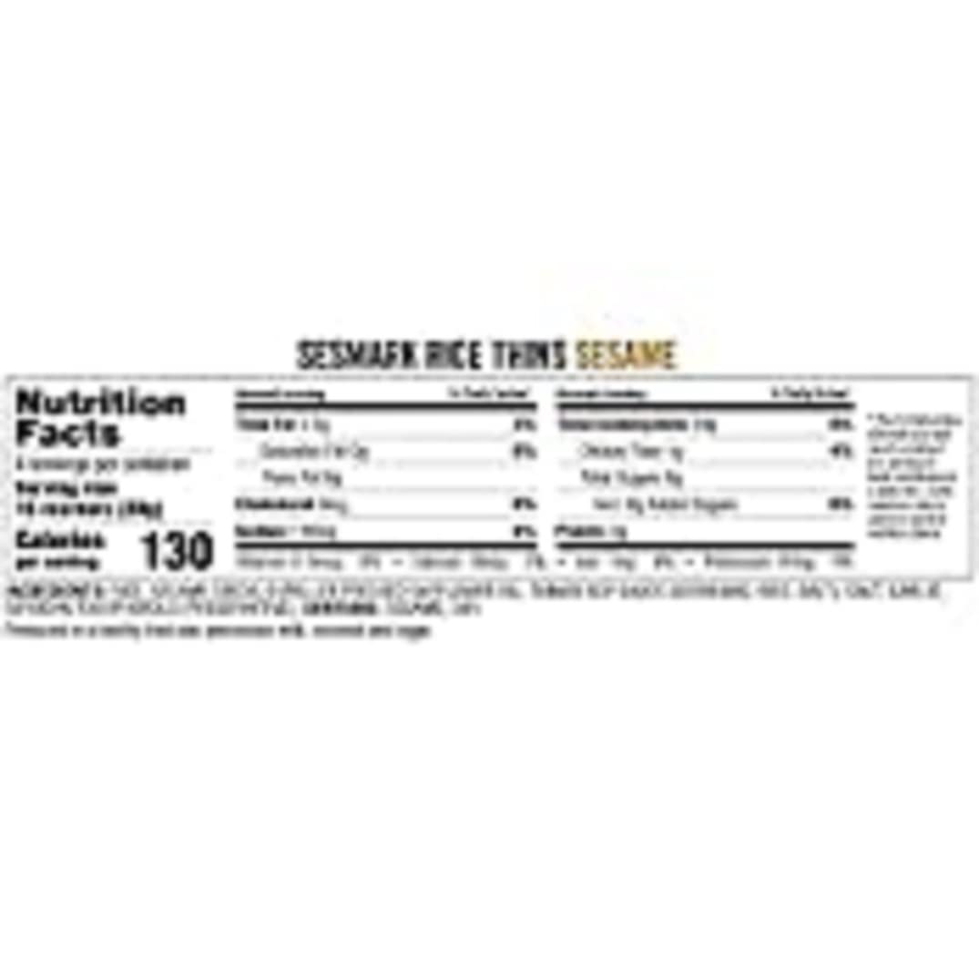 Sesmark etiqueta de ingredientes y sello Non-GMO, transparencia y confianza