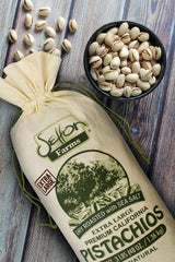 Setton Farms porción servida sobre mesa, snack listo y energético