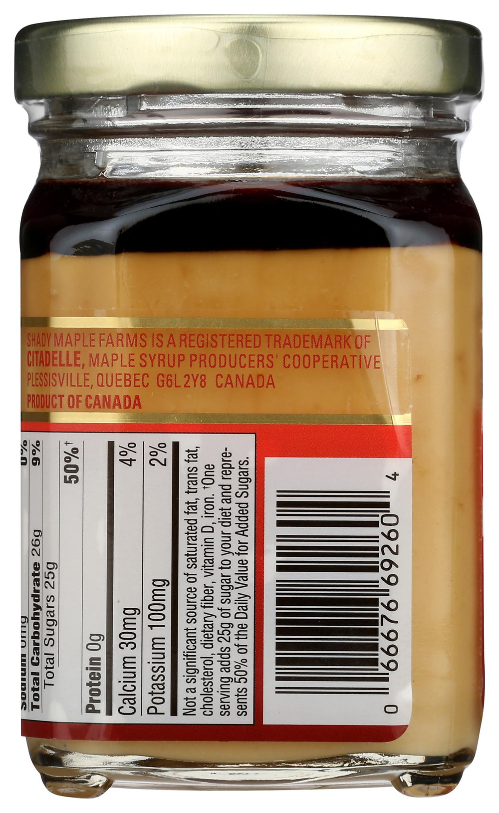Shady Maple Farms textura cremosa en primer plano, facilita untar y mezclar