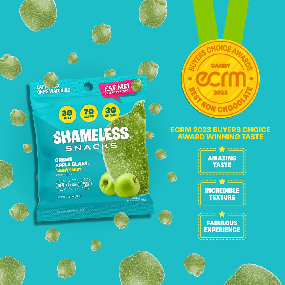 Shameless bolsa abierta en mano, fácil transporte y porción práctica