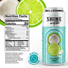 ShineWater lata abierta Coconut Lime lista para beber y refrescar